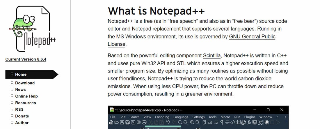 معرفی ادیتور Notpad++