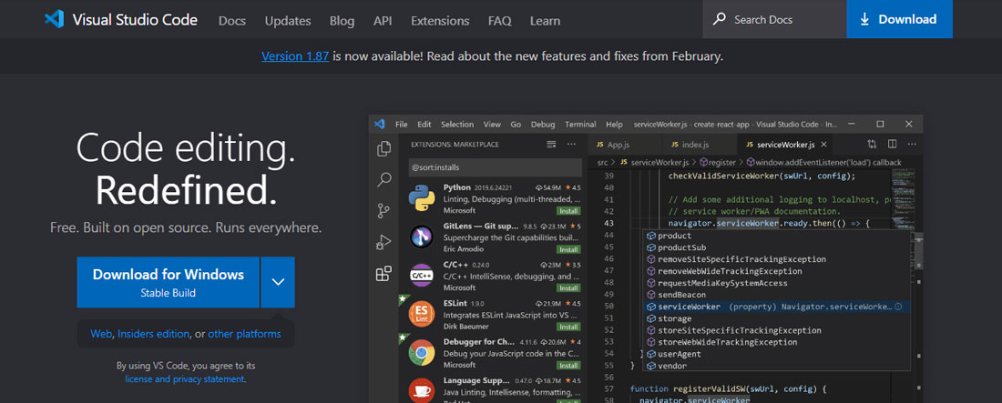 معرفی ادیتور Vscode