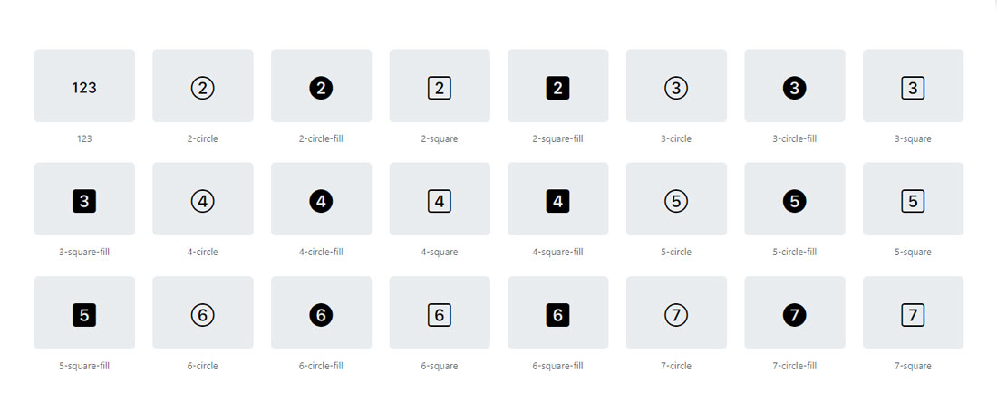 آیکون‌های بوت استرپ در نسخه 5
