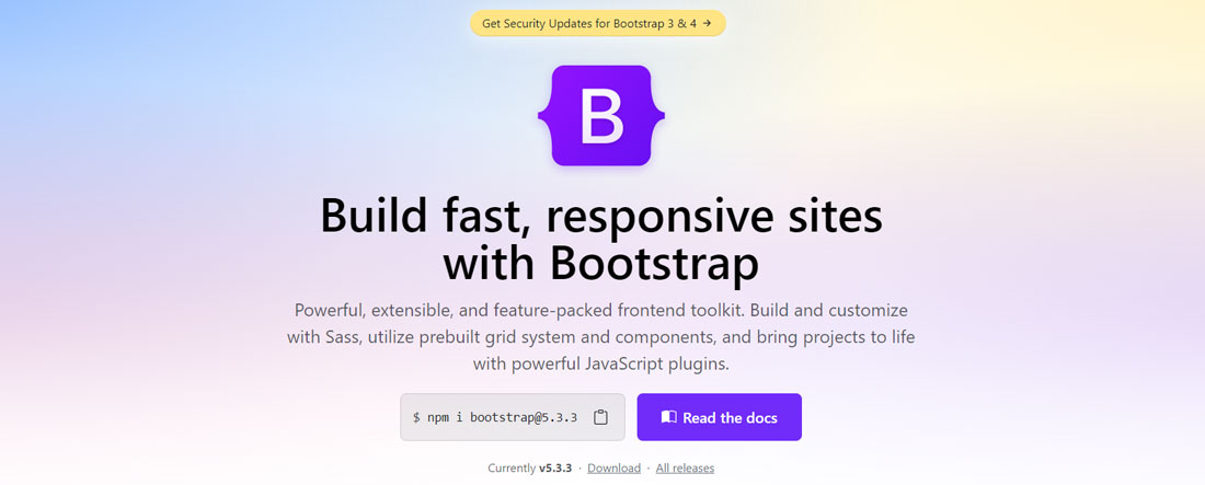 سایت اصلی بوت استرپ
