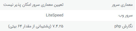 بررسی وب سرور هاست از داخل وردپرس