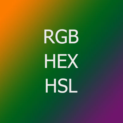 انواع سیستم رنگ در CSS