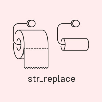 آموزش تابع str_replace در php