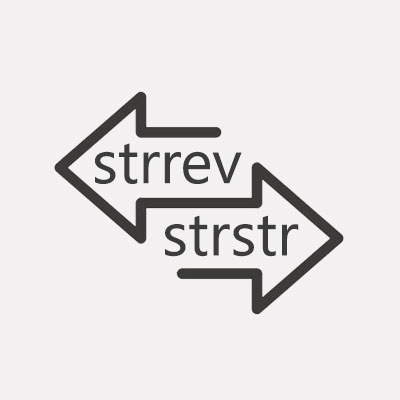 آموزش توابع strrev و strstr در php